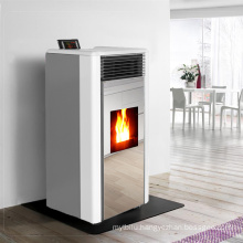 Two Door Design Biomass Stove Wood Pellet Fireplace